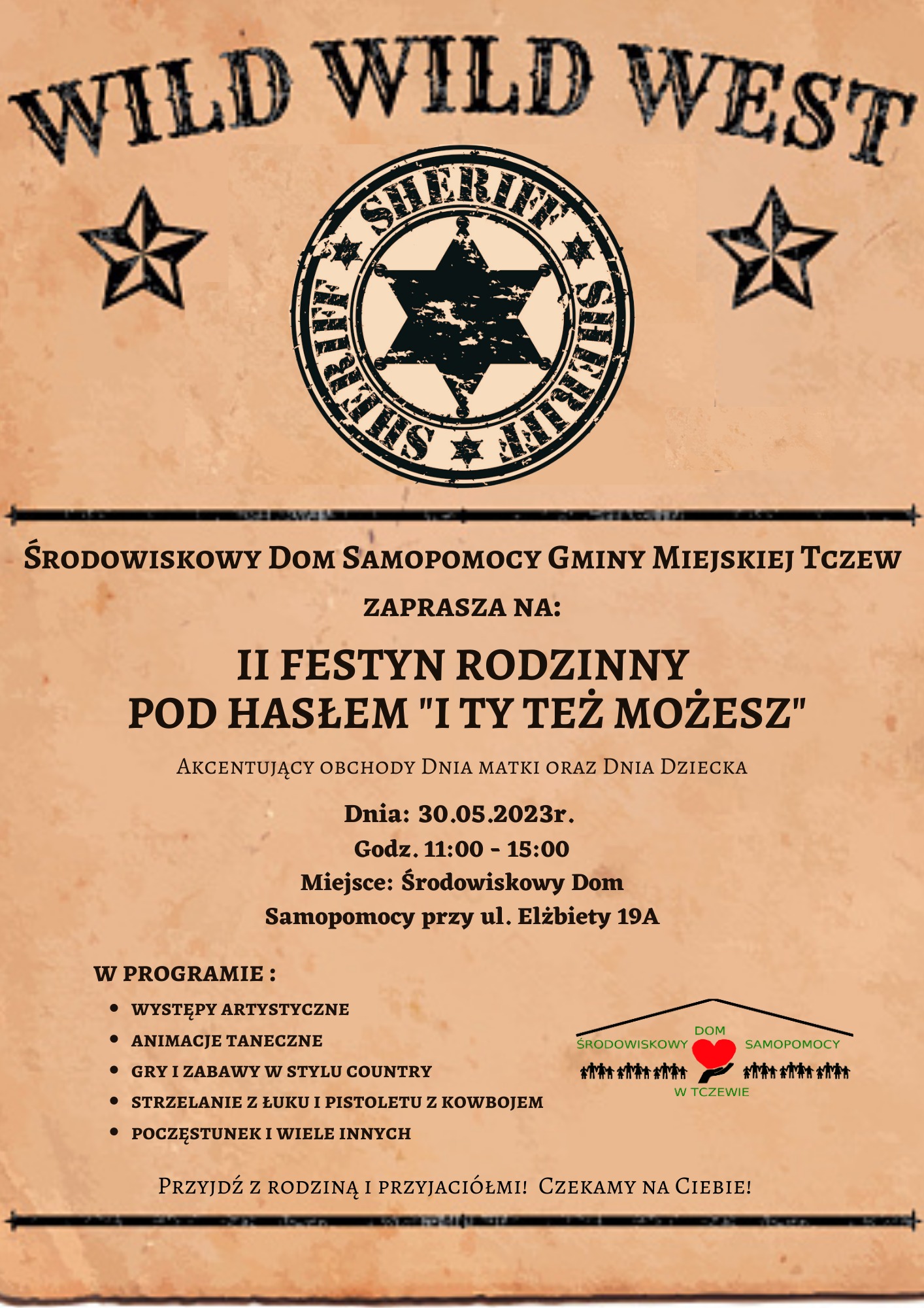 Zapraszamy na II Festyn Rodzinny pod hasłem „I Ty też możesz”