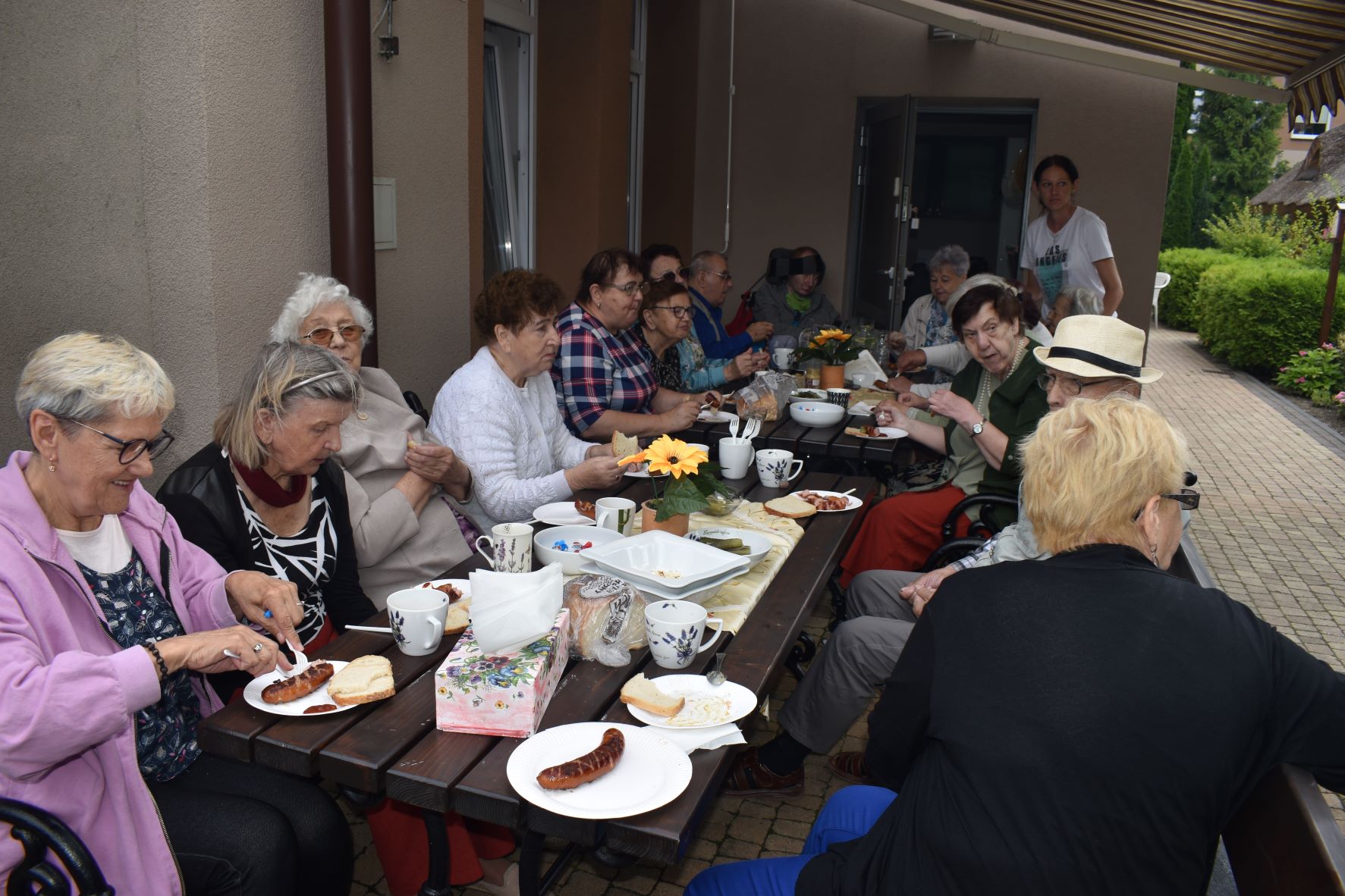 Pierwszy grill ośrodka przy ul. Niepodległości 10