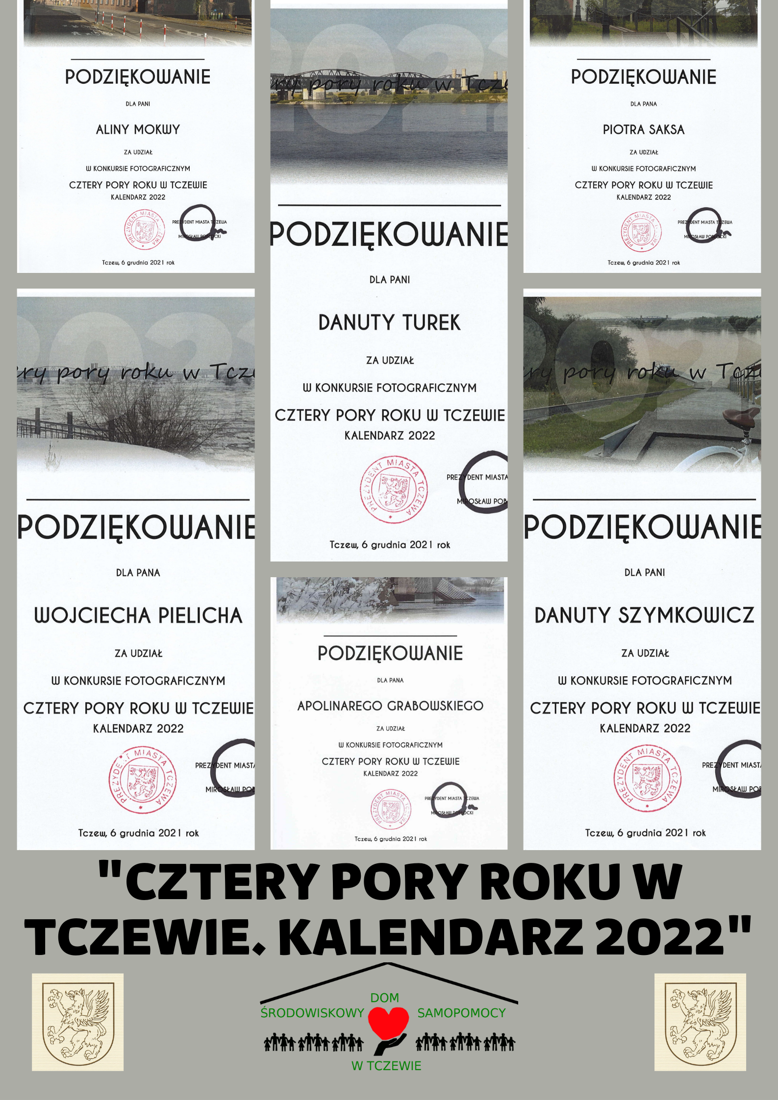 Cztery pory roku w Tczewie. Kalendarz 2022