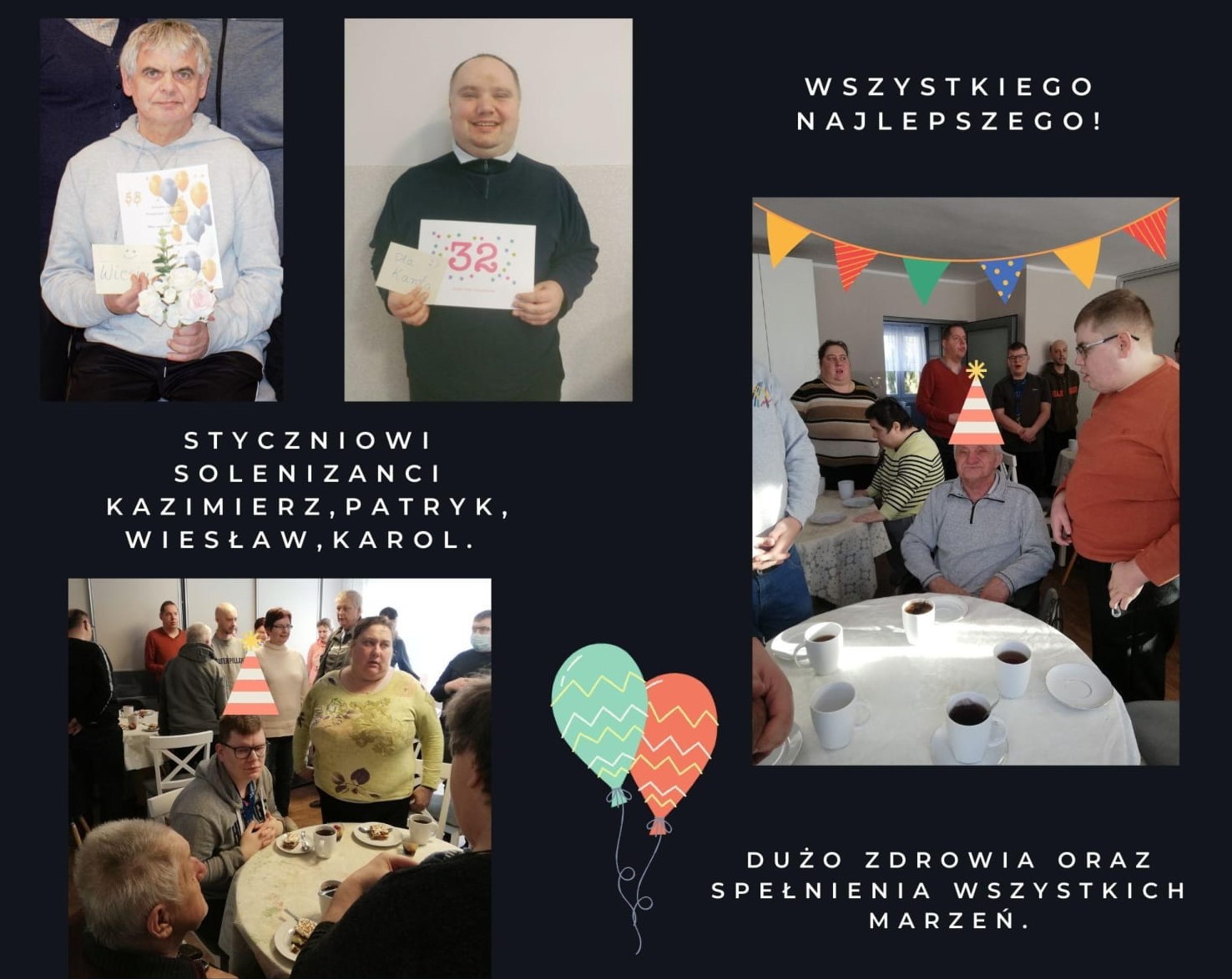 STYCZNIOWI SOLENIZANCI